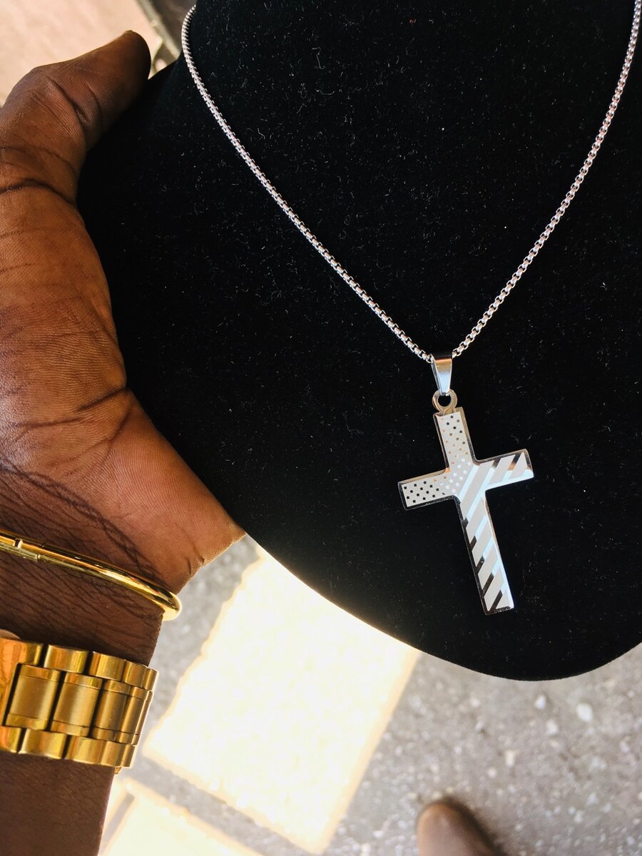 Silver Cross Necklace