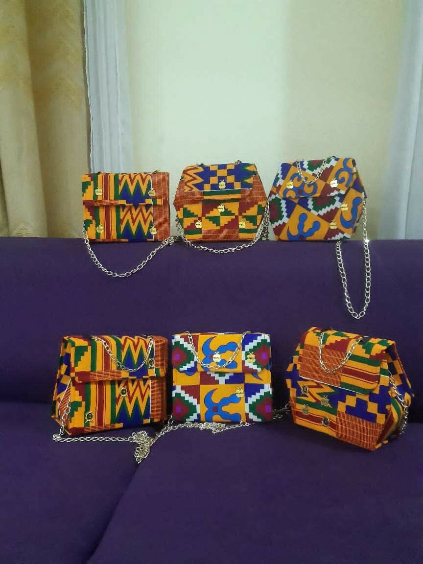 Accessories kente bag