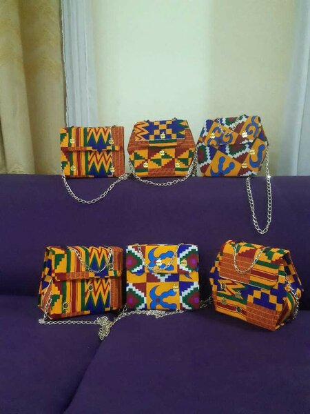 Accessories kente bag