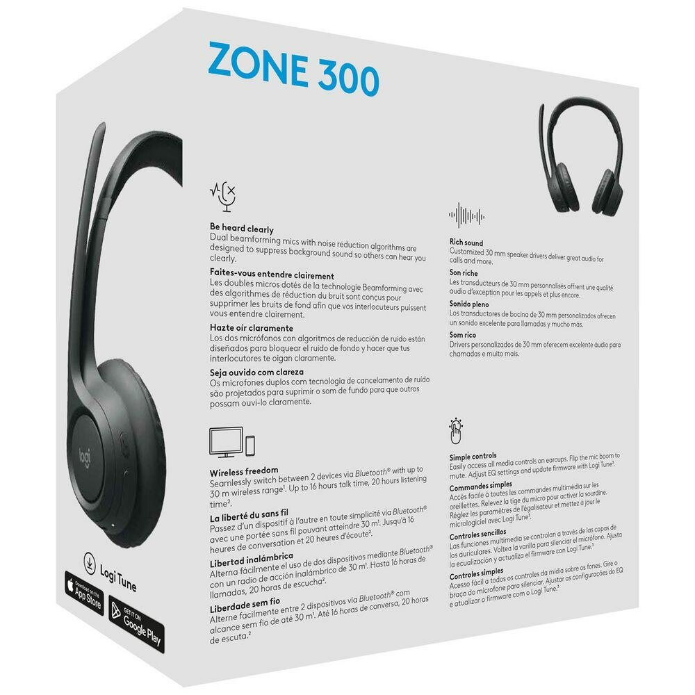 Casque Logitech Zone 300 Bluetooth