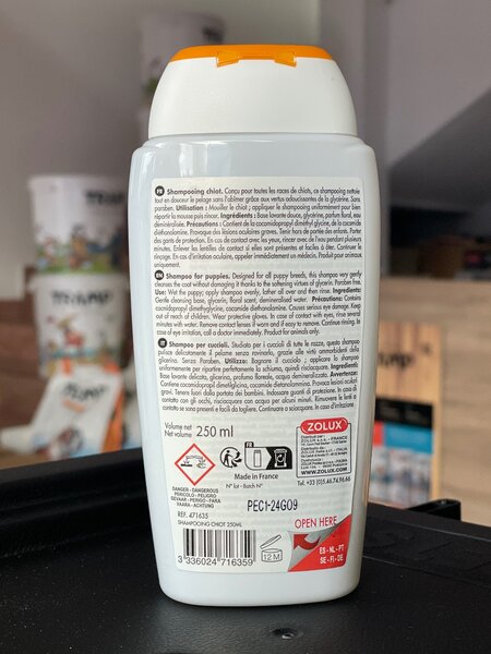 Shampoing Zolux pour chiot