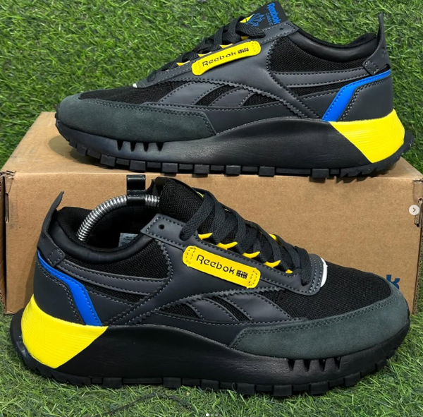 black sneakers