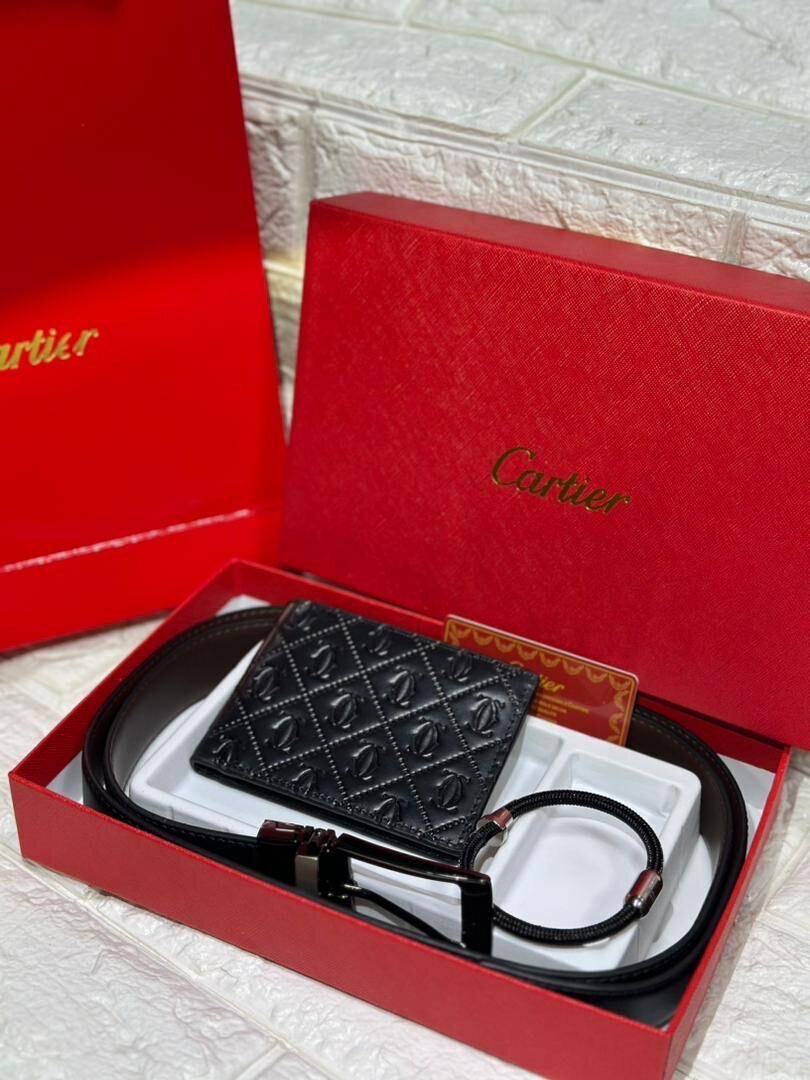 Ceinture portefeuille en cuir