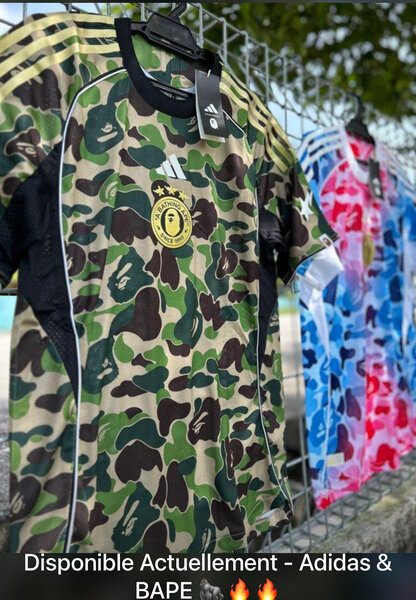 T-shirt  Adidas BAPE