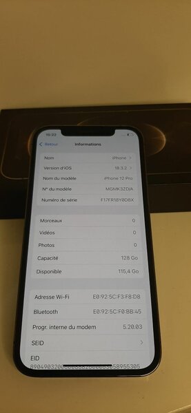iPhone 12 Pro 128 Go