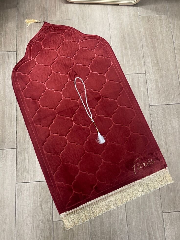 Tapis de prière en velours