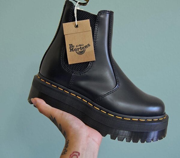 Bottes en cuir Dr. Martens