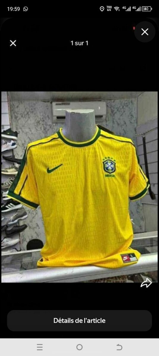 Maillot de Foot Brésil