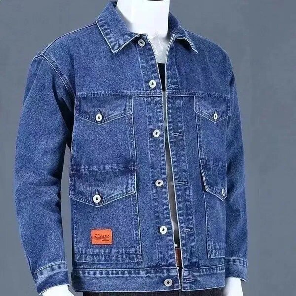 Veste en jean classique homme