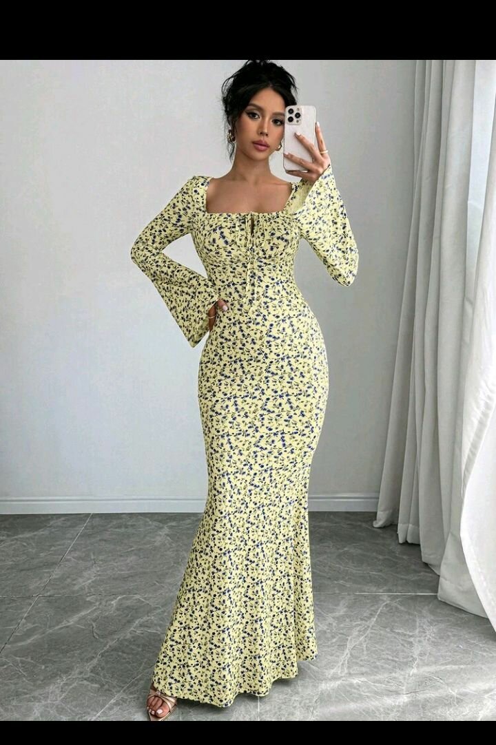 Robe longue élégante femme