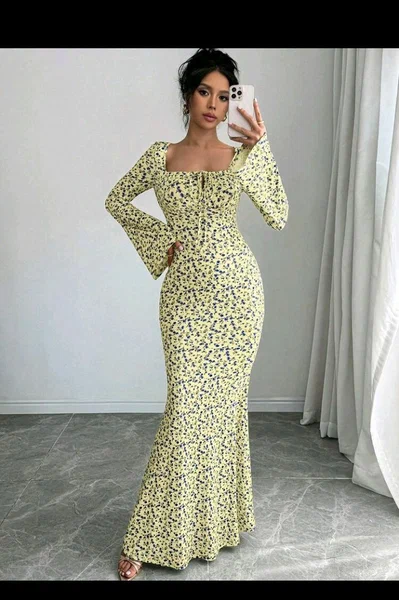 Robe longue élégante femme