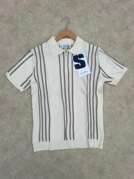 Polo rétro à rayures
