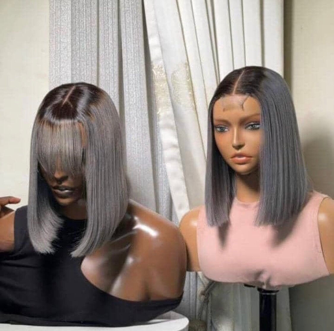 Perruque Bob Carré Chic frange