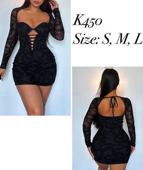 black dress with corset