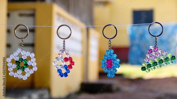 Fancy beaded Keyholder