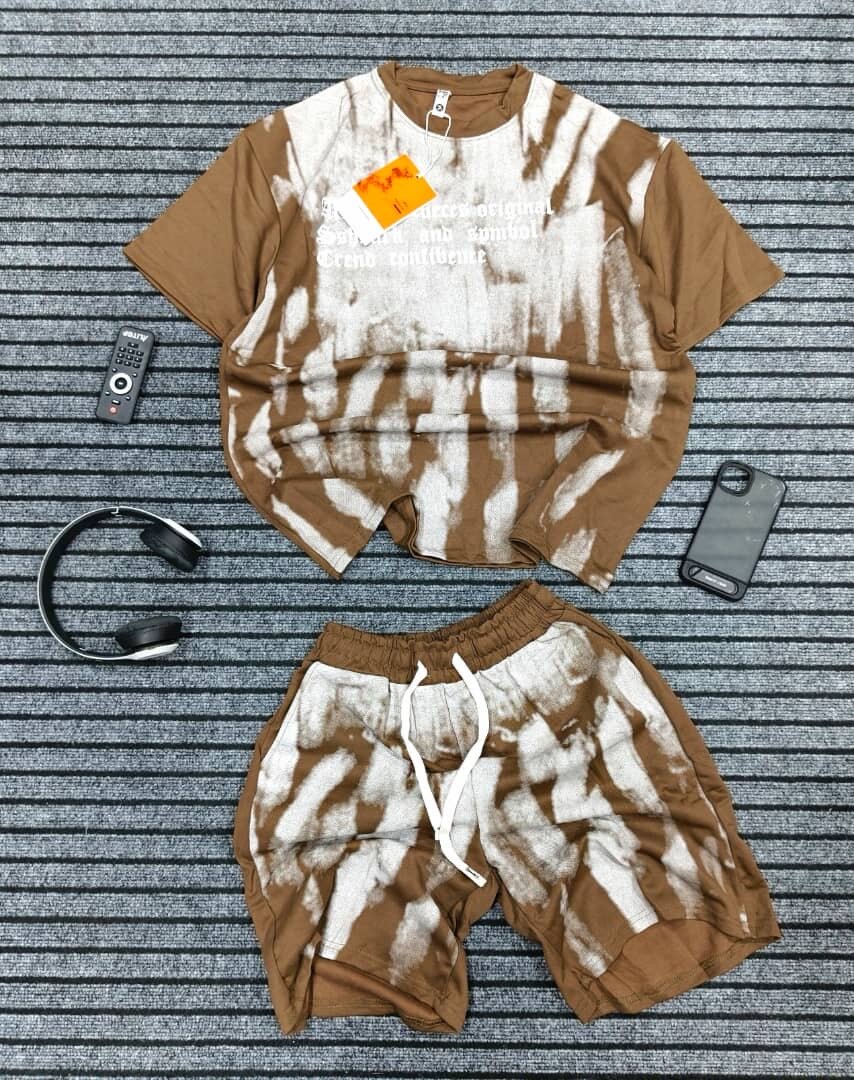 Ensemble T-shirt et short décontracté homme