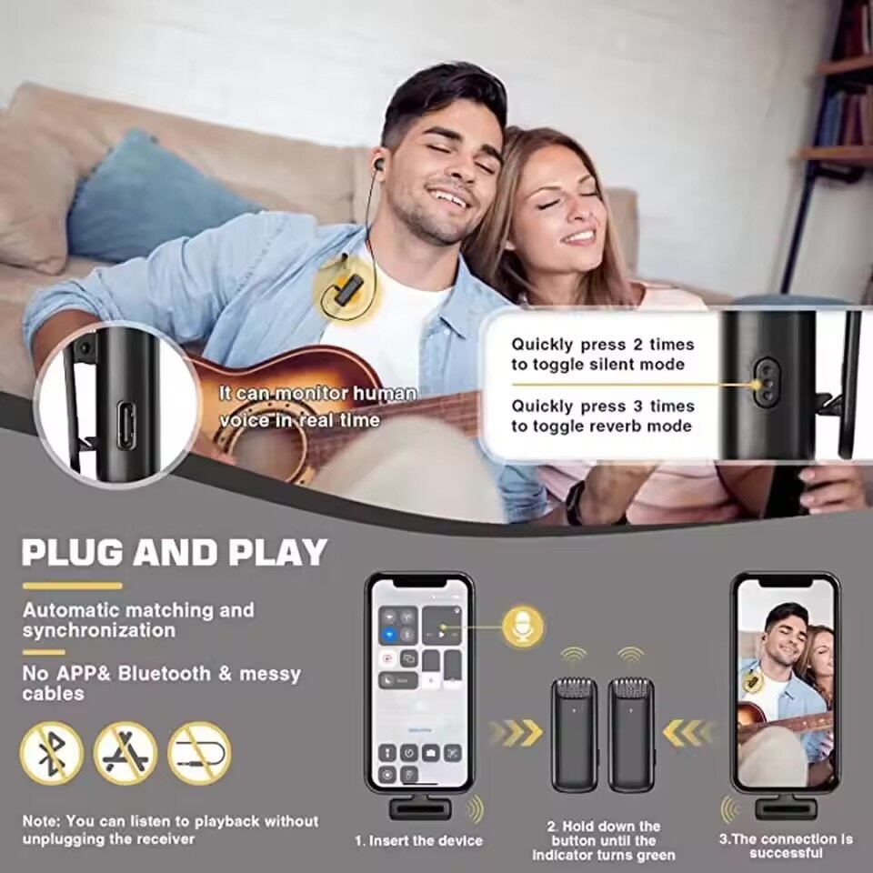 Microphones sans fil longue durée