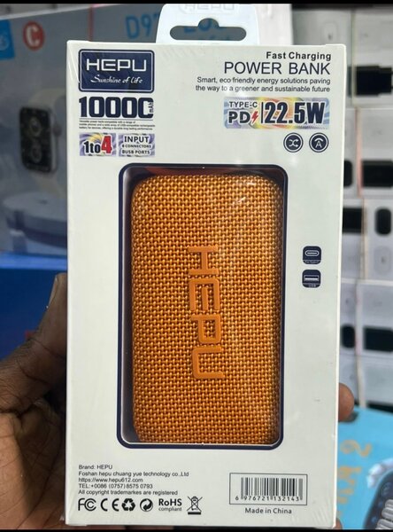Power Bank HEPU 10000mAh 22.5W