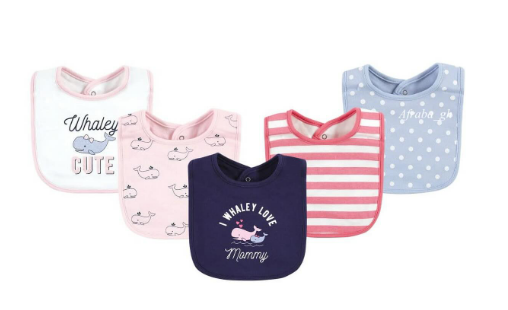 Infant Cotton Bibs 5pk