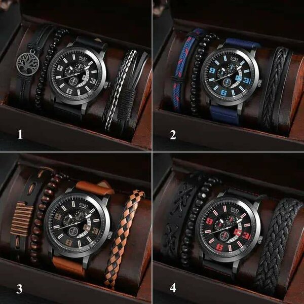 Montre Homme Bracelet Cuir