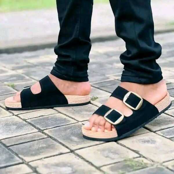 Sandales en cuir confortables