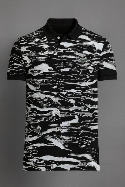 Polo imprimé dynamique homme