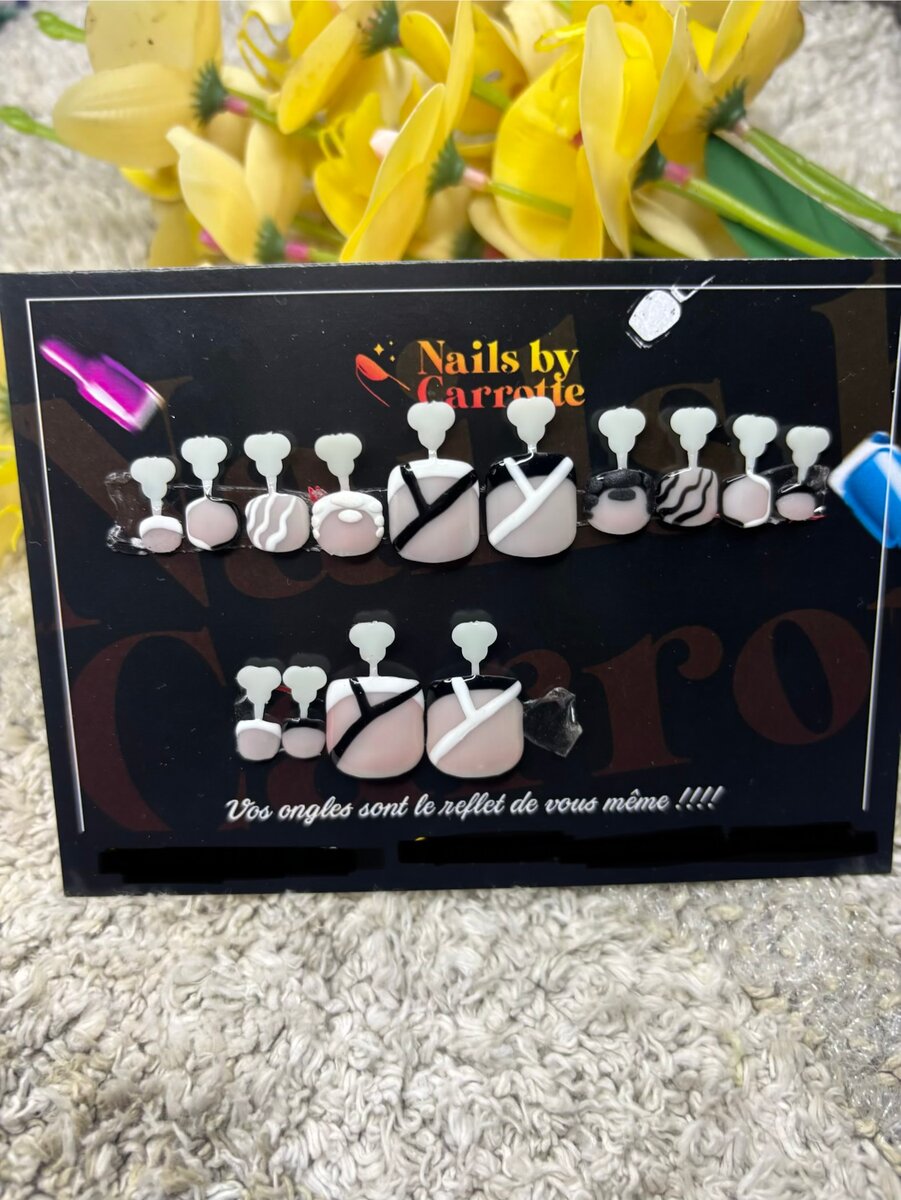 Ongles autocollants élégants
