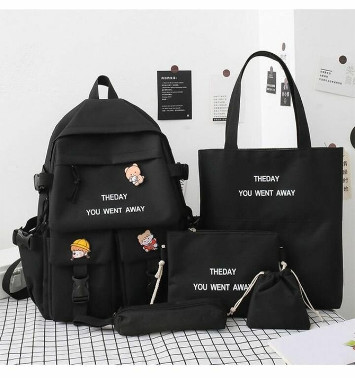 Ensemble de sacs tendance noir
