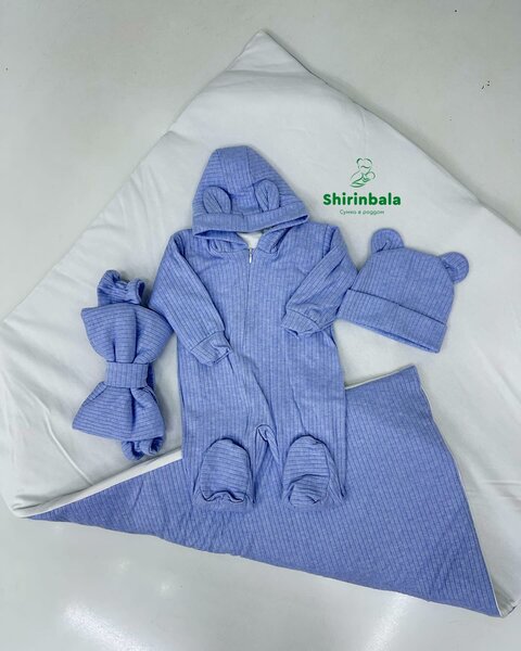 Конверт Комбенизон и шапочка