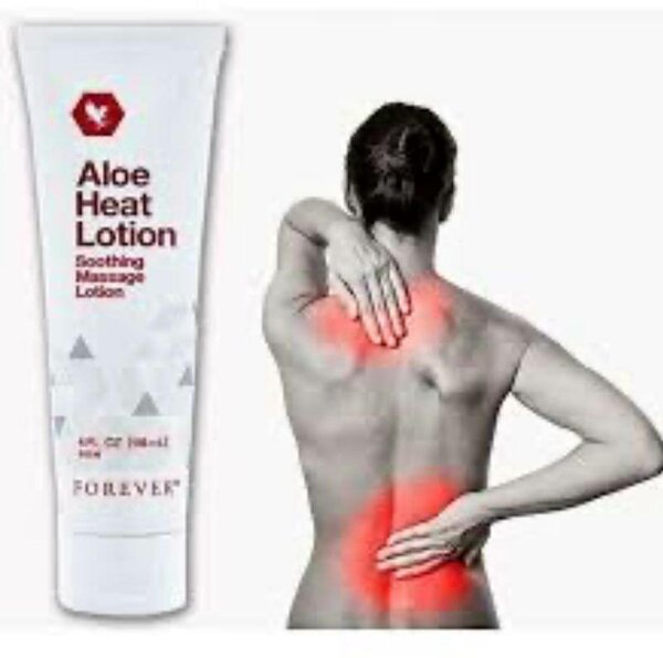Lotion chauffante à l'aloe
