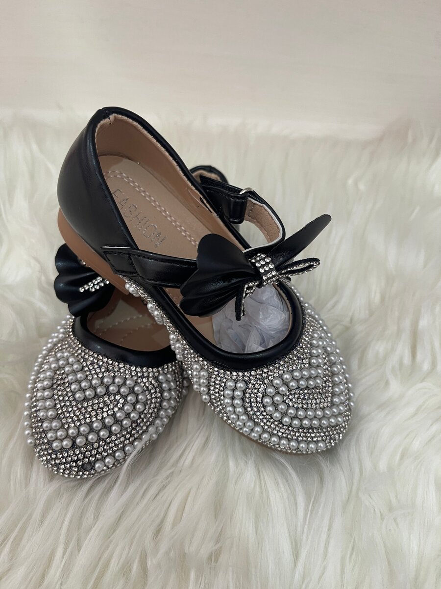Ballerines Enfant Perles Élégantes