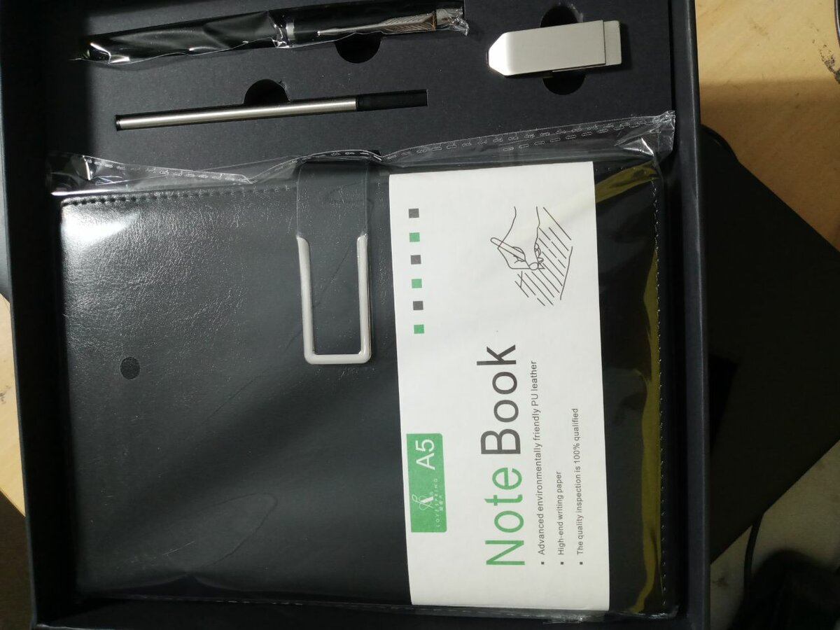 Carnet en cuir A5 élégant