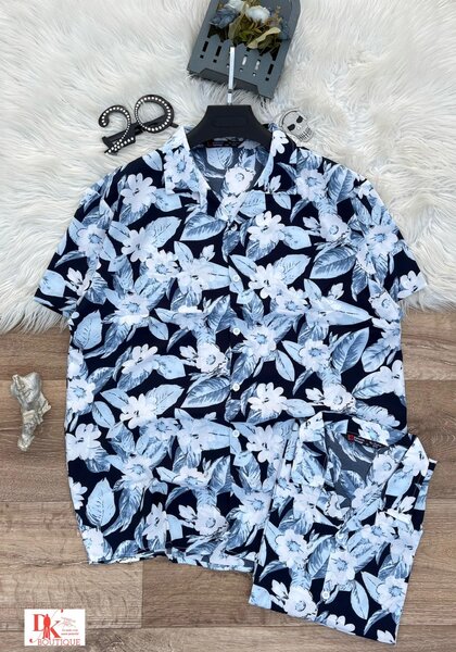 Chemise  hawaï imprimée homme