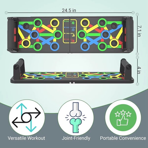 Planche pliable de pompes