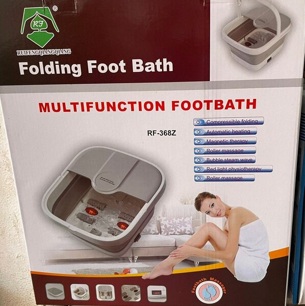 Bain de Pied Pliable Multifonction