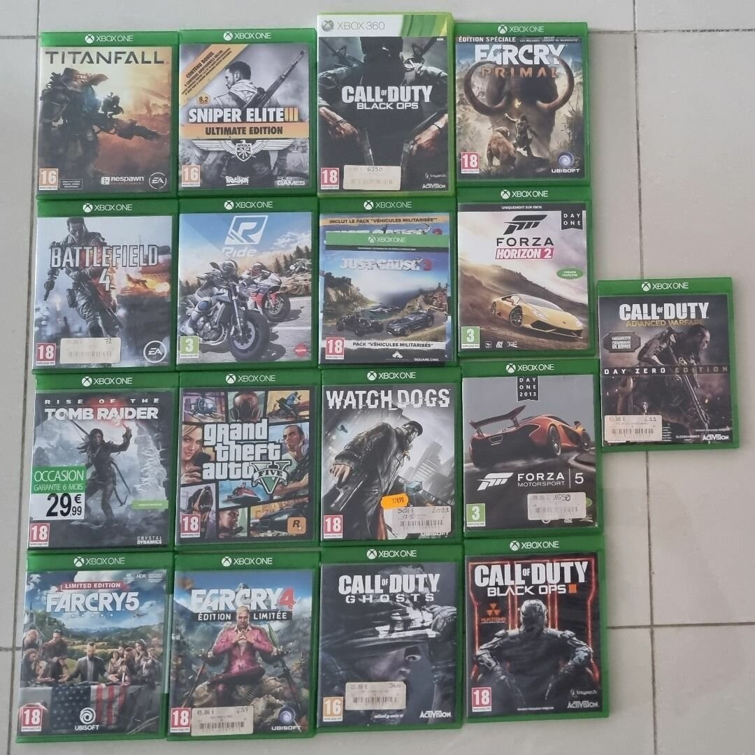 Cd Xbox one et Xbox Series x