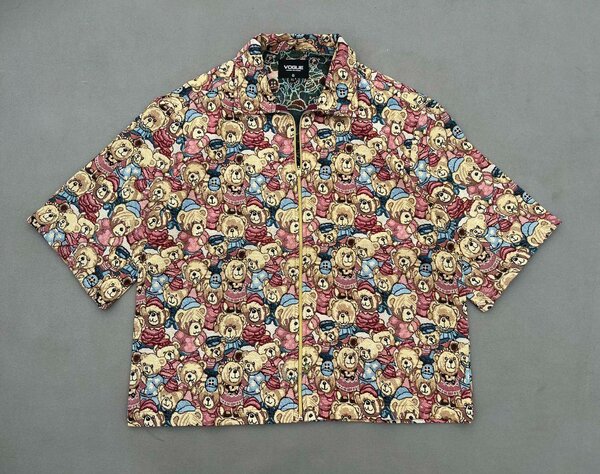 Chemise imprimée ludique unisexe