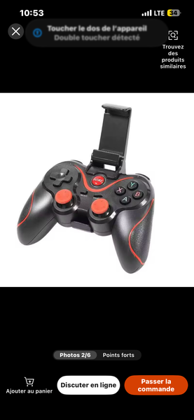 Manette de jeu Bluetooth