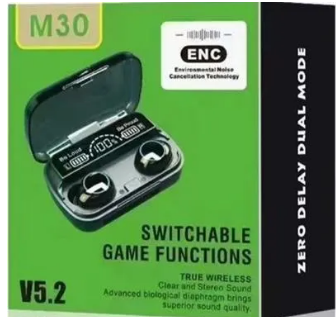 M30 Gaming Wireless earbuds BT Headphones Speakers HIFI Stereo Headset Waterproof Sport Earbud M30
