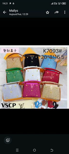 Sac à bandoulière pailleté