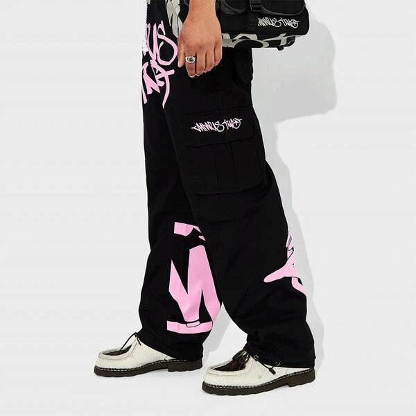 Pantalon cargo streetwear noir