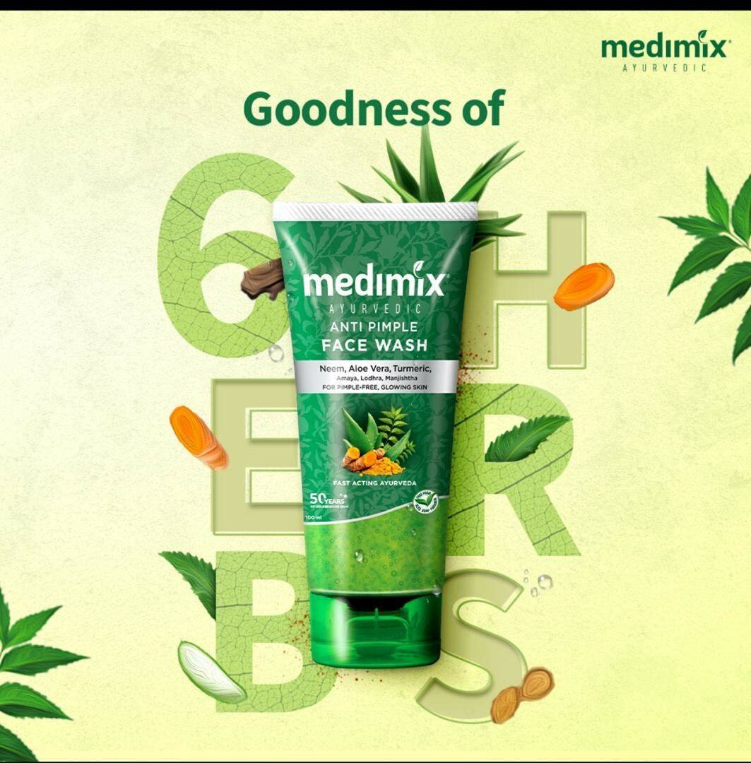 Medimix Ayurvedic Anti - pimple face wash