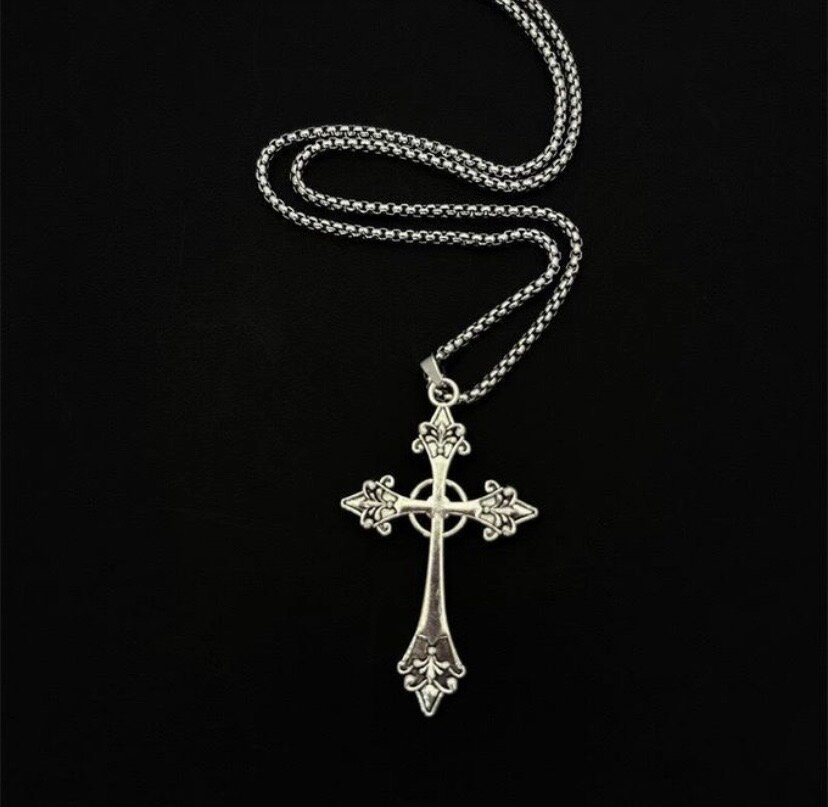 Collier Croix Argent Élégant