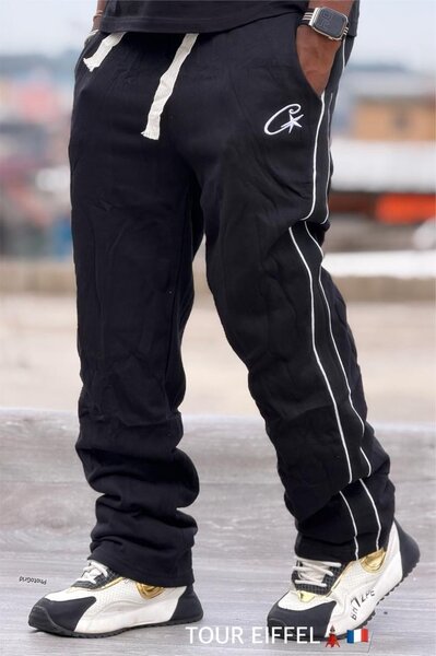 Pantalon jogging noir homme