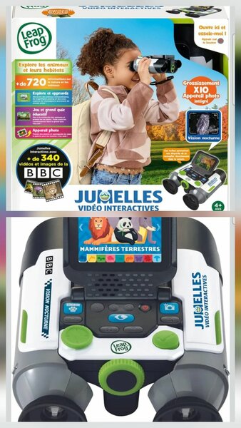 Jumelles Vidéo Interactives pour Enfants 4+