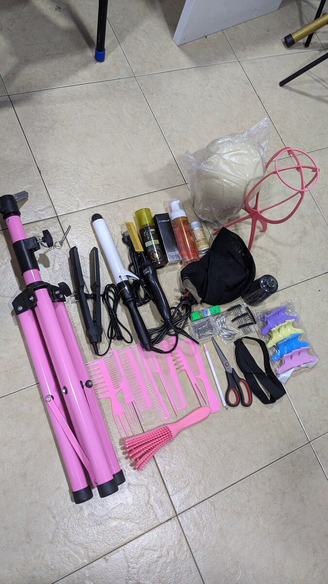 Hair care products and nail supplies