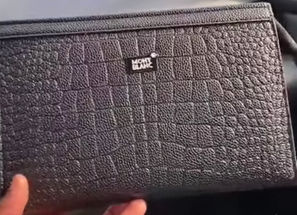 Pochette en cuir élégante