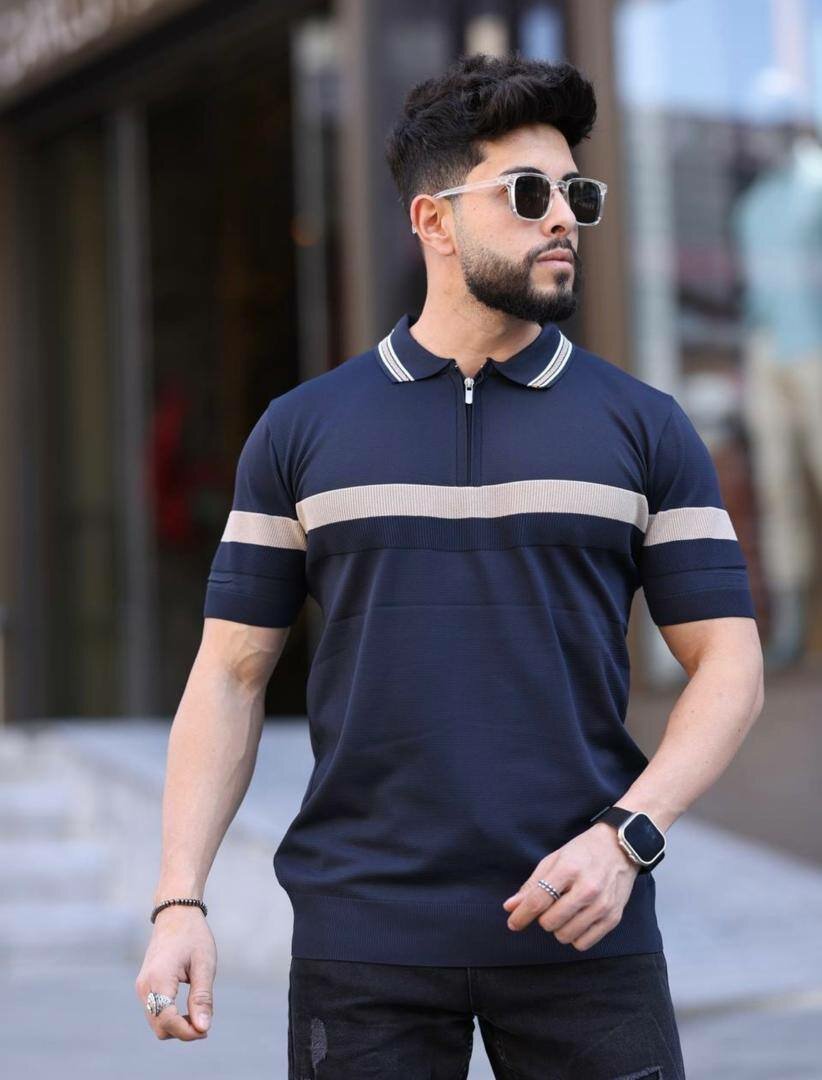 Polo pour Homme à Rayures