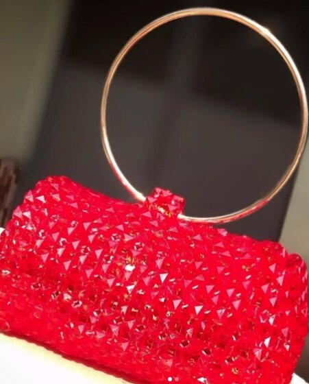 Handmade bag red