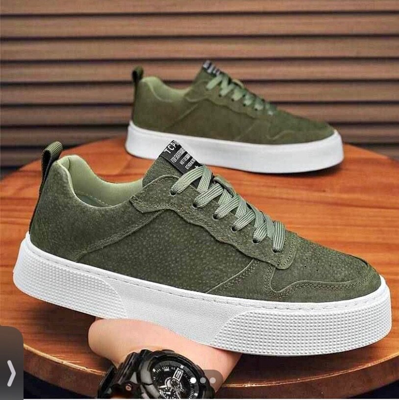 Baskets en cuir tendance unisexe